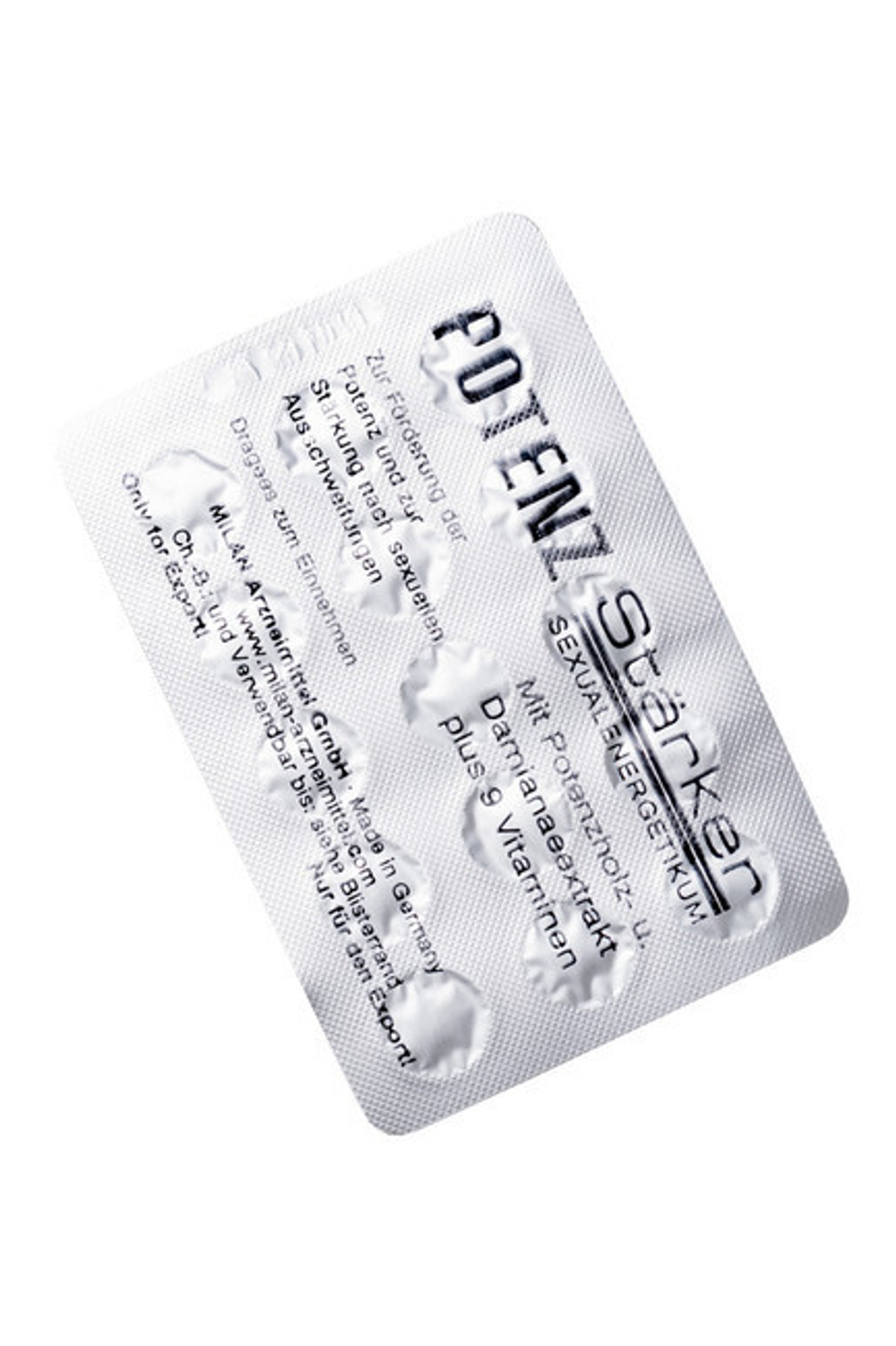 Таблетки для потенции Potenz Starker (30 шт) (Цвет: белый)