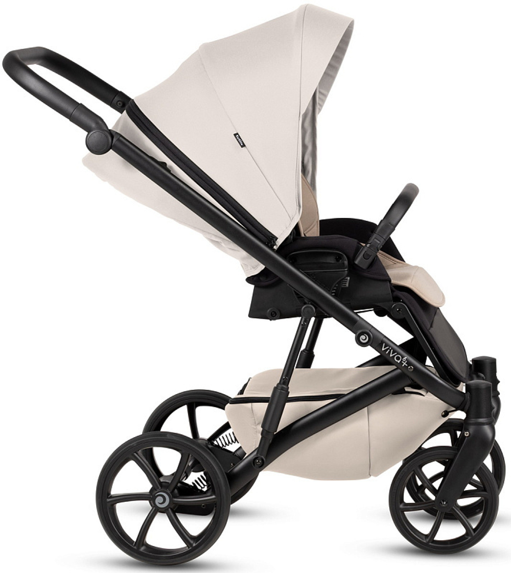 Детская коляска Tutis Viva 6 Plus Essential 3 в 1 с автокреслом Elo Lux EduSky Black 1612058 Crystal