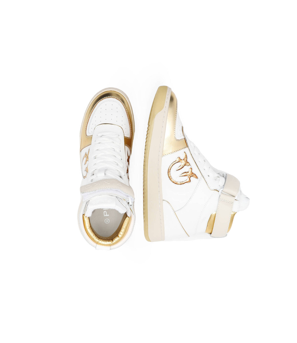 кожаные кроссовки lorena basket hi Pinko - белый(1H214S A08S)