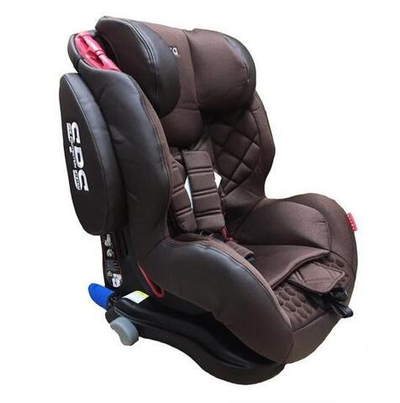 Детское автокресло Kenga c isofix группа: 1/2/3 (Черный/коричневый)