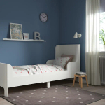 Кровать одноярусная - IKEA BUSUNGE/БУСУНГЕ ИКЕА, 80x200 см, белый