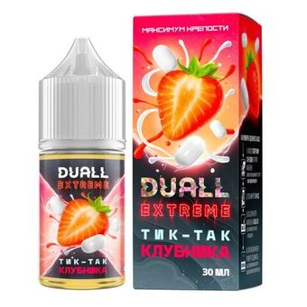 Жидкость DUALL Extreme Salt 2% HARD 30 ml - Тик-Так Клубника