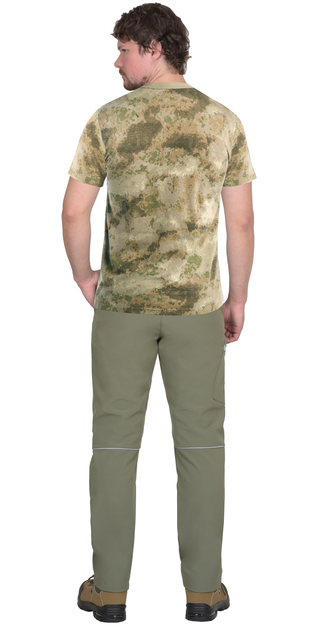 Футболка КМФ Мох песок