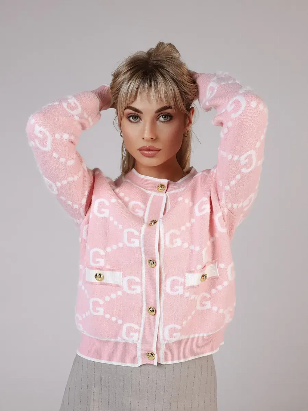 Кардиган на пуговицах