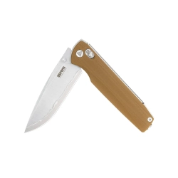 Нож складной SRM 258L-GW2 Terrier Beadblast (140Cr Laminated, Tan G10)