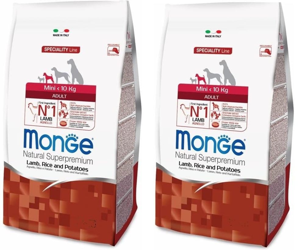 Monge НАБОР АКЦИЯ 1+1 Dog Speciality Mini корм для взрослых собак мелких пород ягненок 800г Monge НАБОР АКЦИЯ 1+1 Dog Speciality Mini корм для взрослых собак мелких пород ягненок 800г