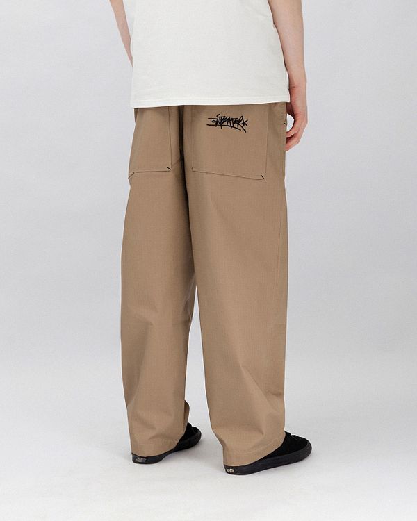 Брюки Widepants Бежевые - фото 4