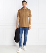 Поло Lacoste - коричневый(PH3474)