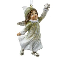 GAEM Изделие декоративное подвесное "Девочка", L4,5 W4 H8 см, 2в.