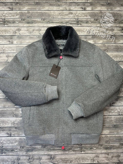 Кашемировая куртка с мехом Kiton