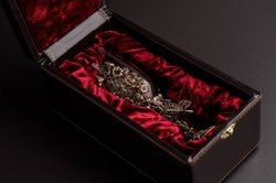 Бокал для шампанского "Цветочная фантазия" в подарочном футляре