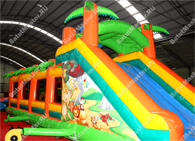 Надувная полоса препятствий "Пальмовый оазис"