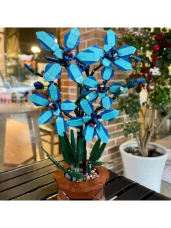 Конструктор Цимбидиум Лодочная орхидея 1097 деталей