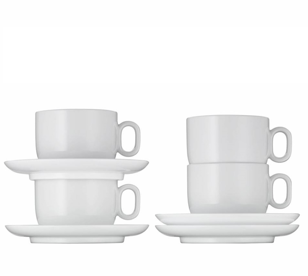WMF Набор из 2 чашек Barista 160 мл с блюдцем для капучино