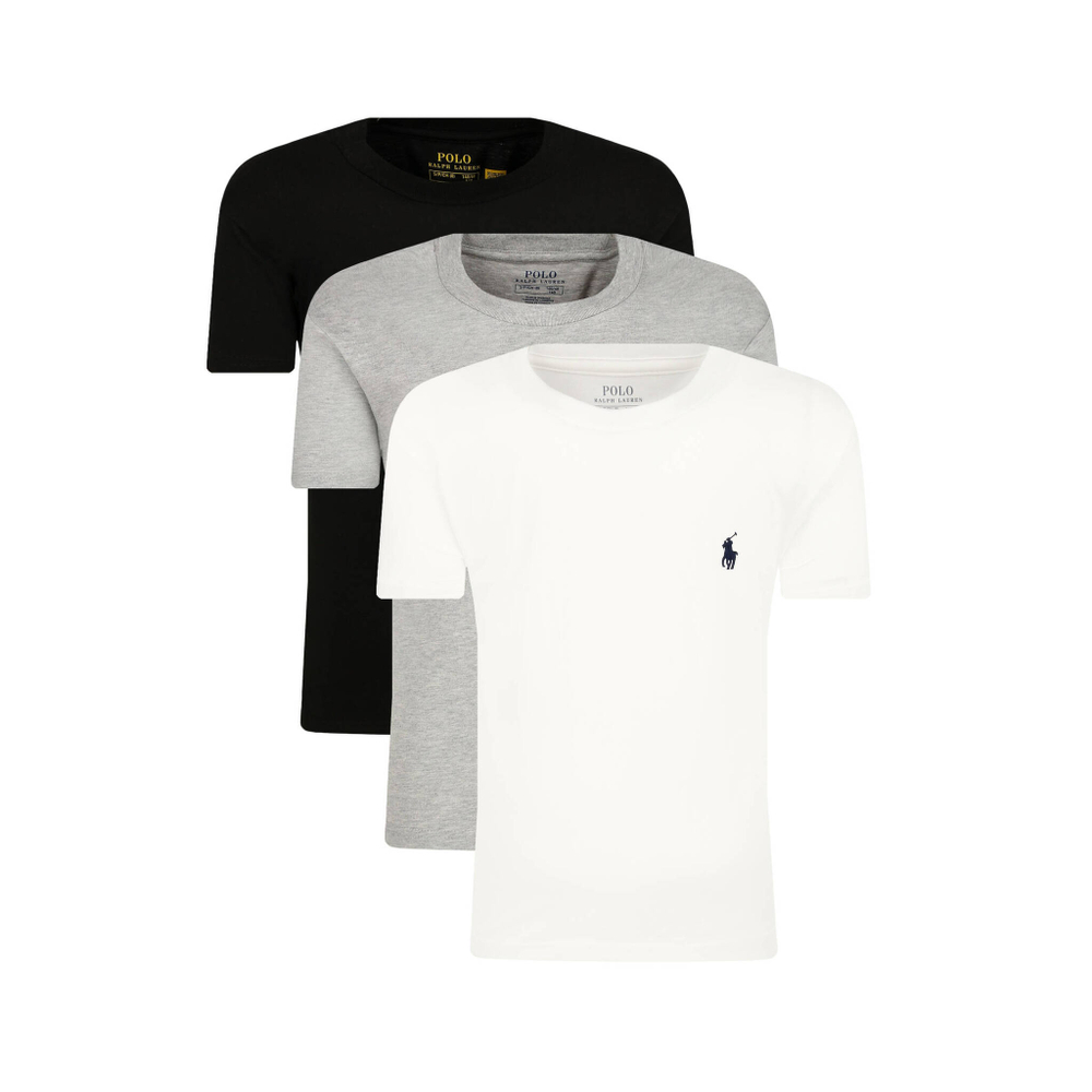 футболка 3 шт. POLO RALPH LAUREN - черный(884456)