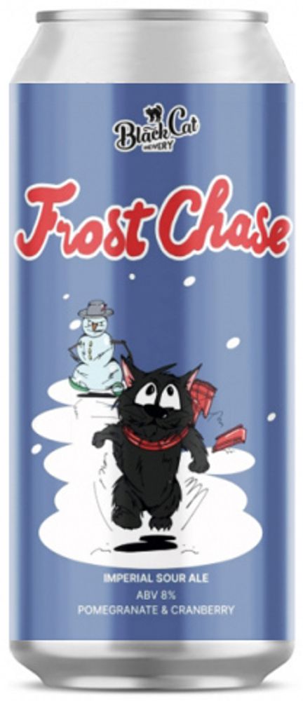Пиво Блэк Кэт Фрост Чейс / Black Cat Frost Chase 0.45 - банка