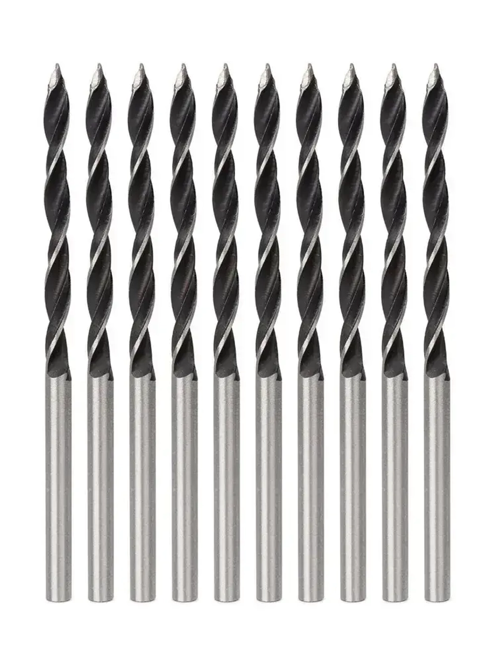 Сверло по дереву спиральное 3 мм 10 шт VIRA