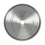 Диск пильный для алюминия 260х3.2х30Hх80T A=-5° Woodwork 36.260.80