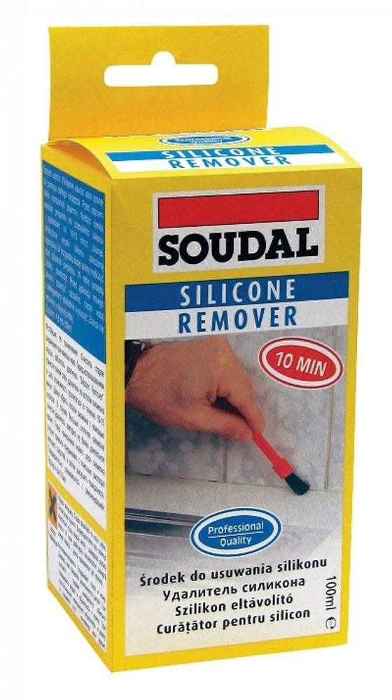 Удалитель силикона Soudal  100мл  110757 (синяя полоса)