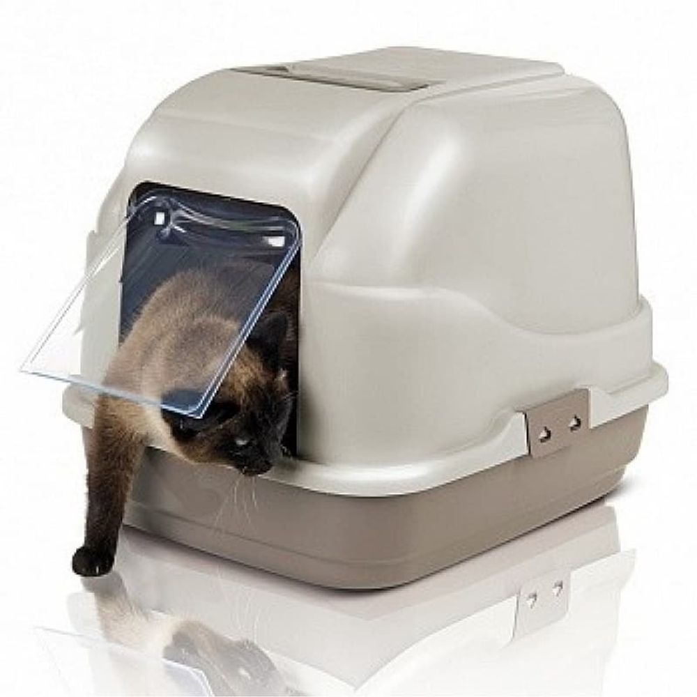 IMAC био-туалет для кошек EASY CAT 50х40х40h см, серо-бежевый
