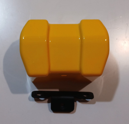 Пластик накладка на руль с креплением ATV WILD TRACK X, желтый