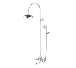 Душевая колонна со смесителем для ванны Bravat Art
