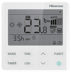 Hisense HEAVY DC Inverter AUD-24UX4SLL4/AUW-24U4SF1