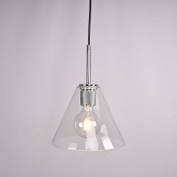 Подвесной светильник RH Utilitaire Funnel Pendant Silver