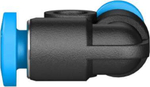 Фитинг цанговый угловой, прямой Festo QSML-3 (комплект 10 шт)