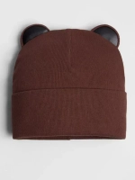 Шапка для мальчика осенняя с ушками