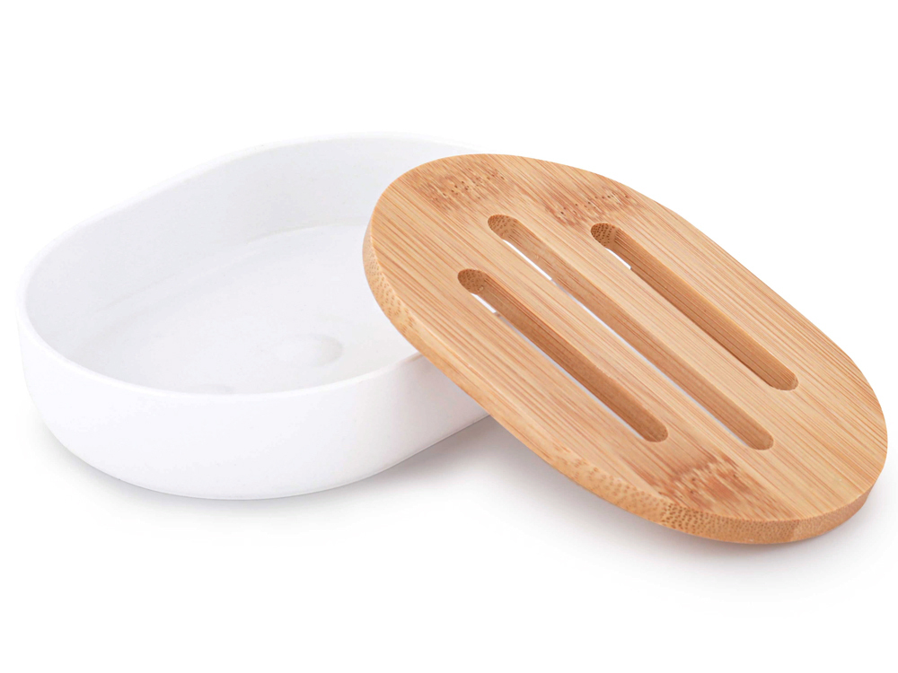 Мыльница "Бамбук" (белый)