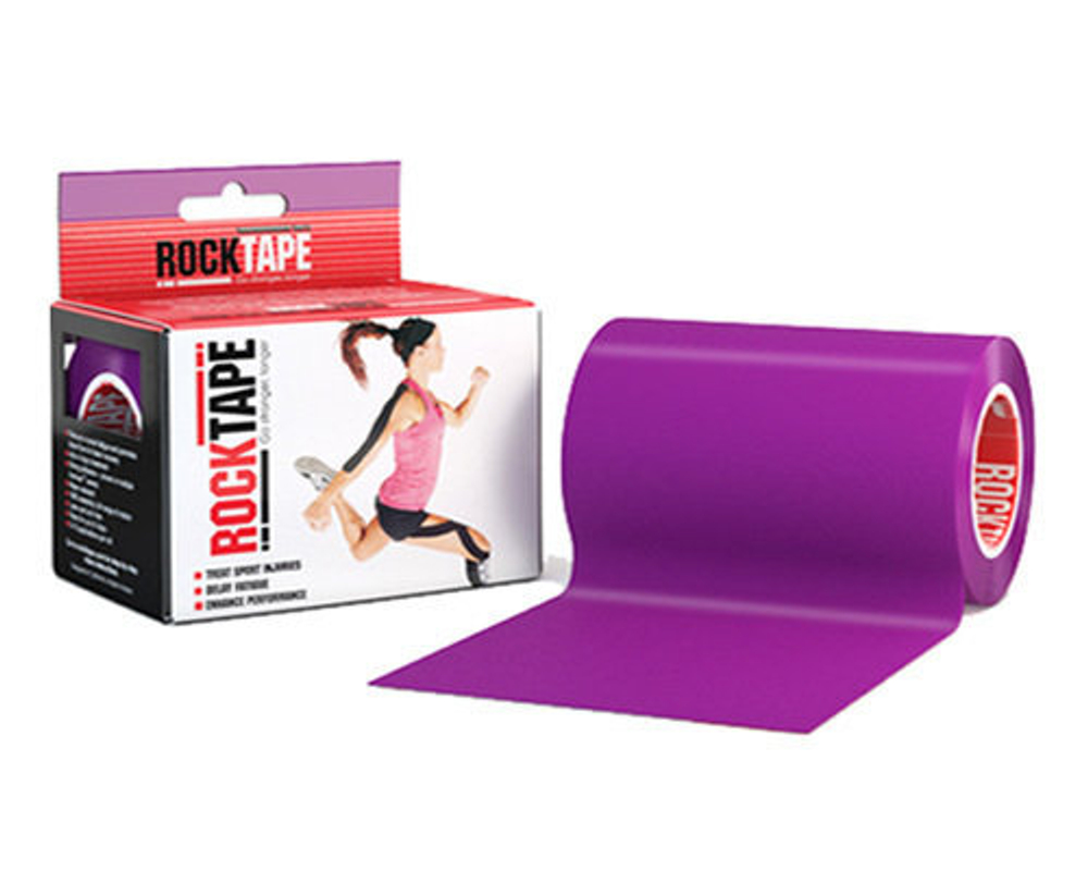 RockTape Кинезиотейп Mini Big Daddy, 10см x 5м, фиолетовый