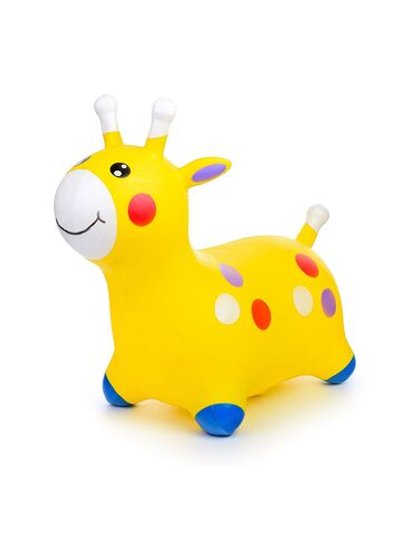 Прыгун Жираф в горох цвет желтый