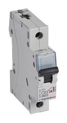 Автомат LEGRAND TX3 1П 63А-С 6кА 25449