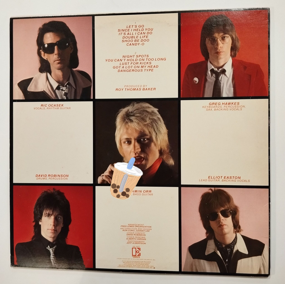 Винтажная виниловая пластинка LP The Cars Candy O (USA 1979)