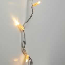 Гирлянда ЭРА ERAPS-NP10 светодиодная новогодняя нить 10 м тёплый свет 100 LED