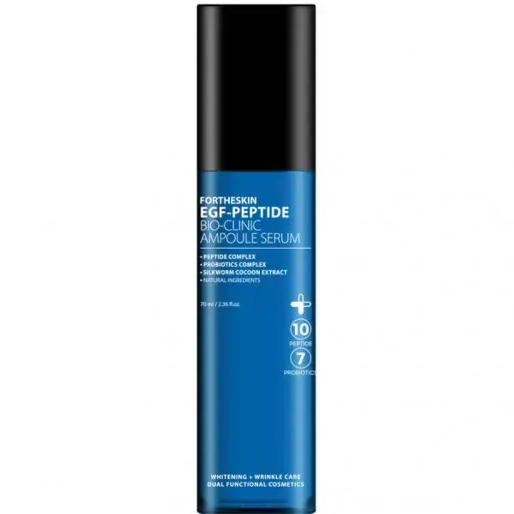 FORTHESKIN Сыворотка для лица АНТИВОЗРАСТНАЯ EGF-PEPTIDE BIO-CLINIC AMPOULE SERUM