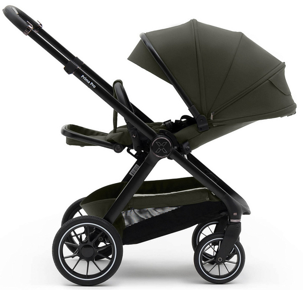 Коляска Agex Prima Pro 3 в 1 с автокреслом i-Team Black APF664 Green (Зеленый)