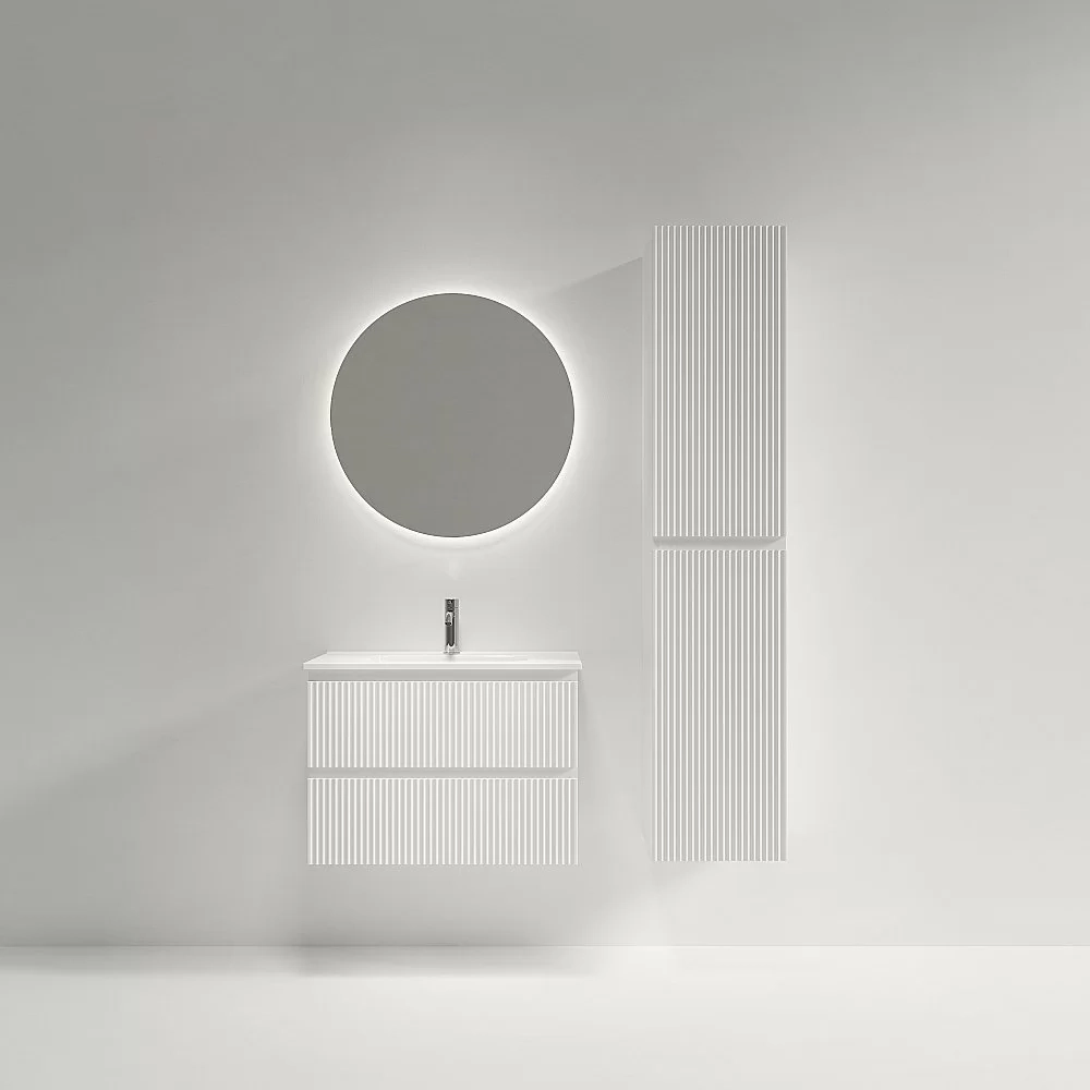Тумба с раковиной Sancos Snob R SNR70/39W/CN7029 Bianco