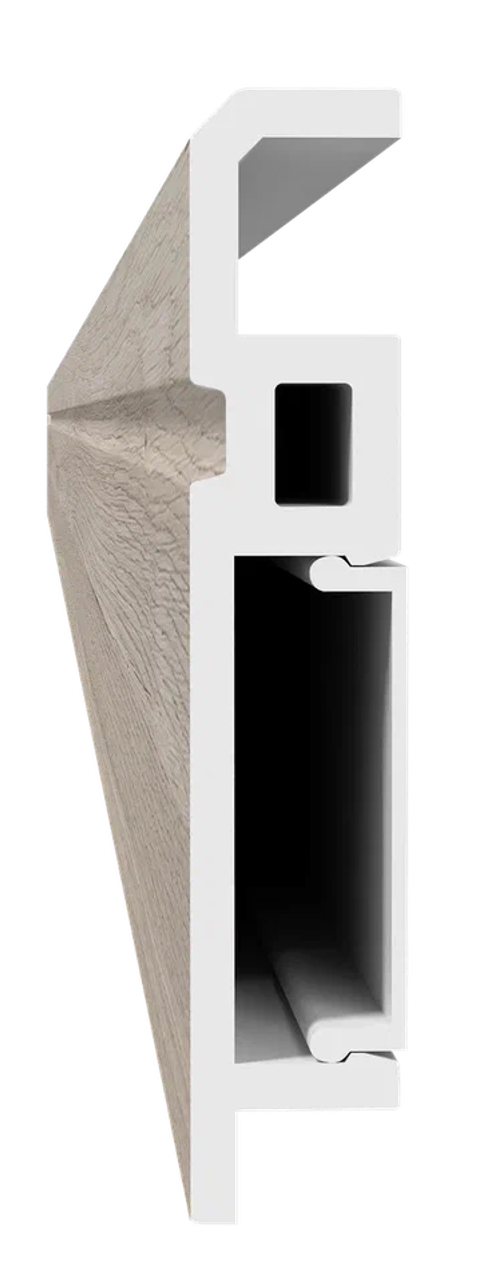 Напольный плинтус ПВХ Foresta Aviv Мавелла милк FA 026 2000х70х13 мм