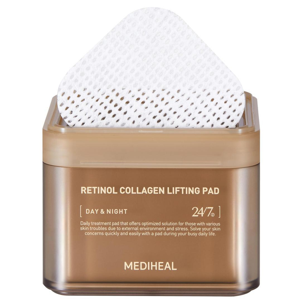 Лифтинг-пэды с ретинолом и коллагеном MEDIHEAL Retinol Collagen Lifting Pad