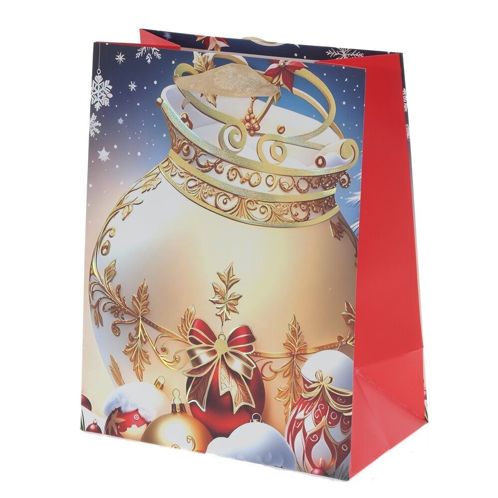 GAEM Пакет подарочный (бумага 210г/м2, блок 12шт), L18 W10 H23 см, 4в.