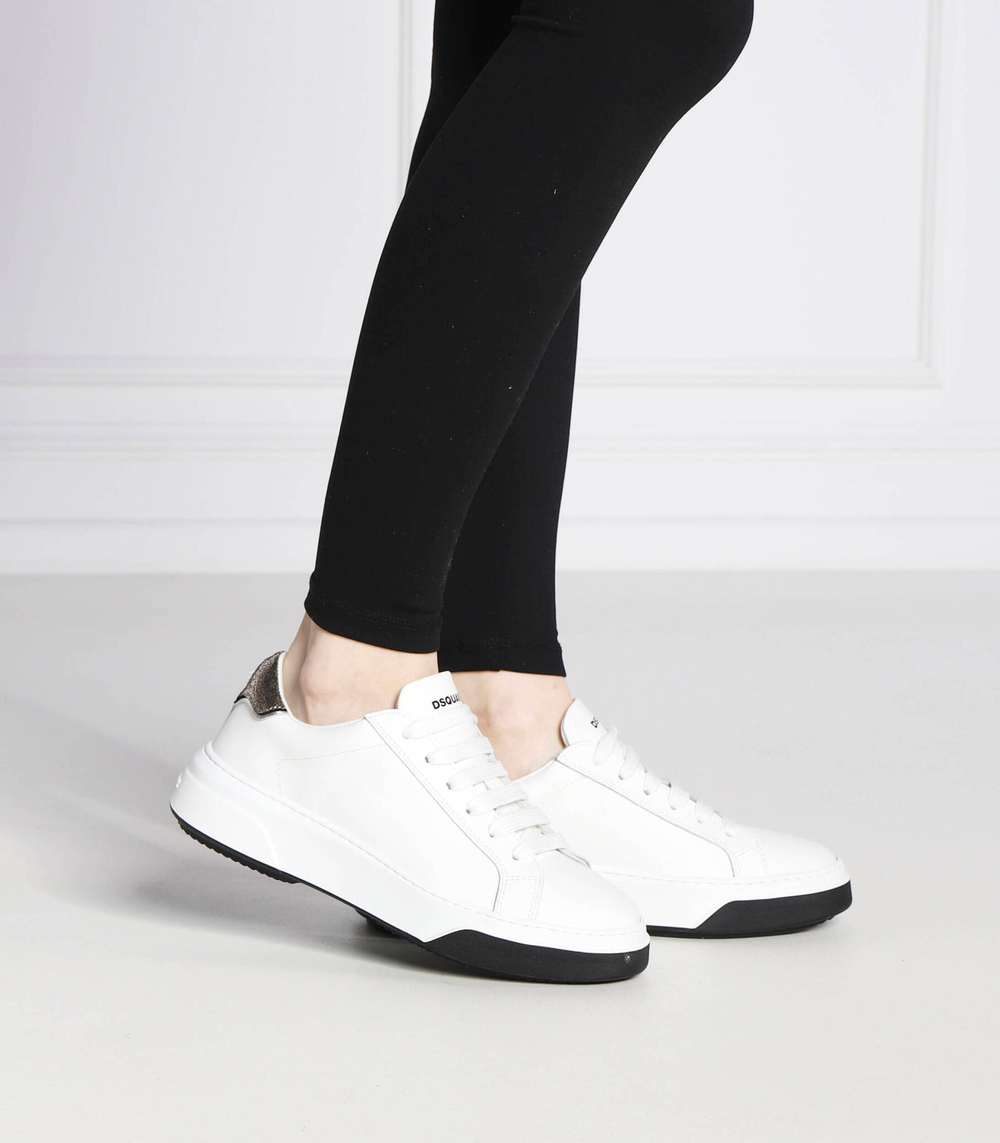 кожаные кроссовки Dsquared2 - белый(SNW0146 01505909)