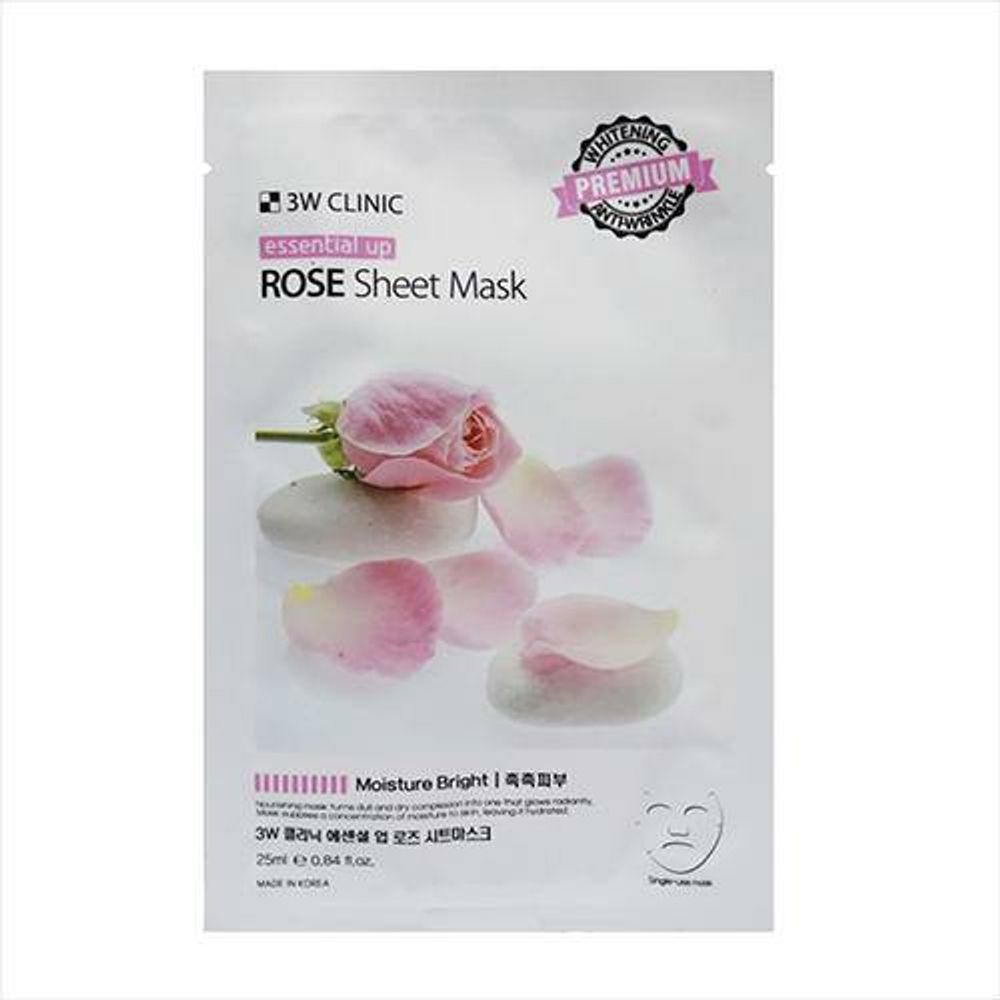 3W Clinic Fresh Placenta Mask Тканевая маска для лица с плацентой