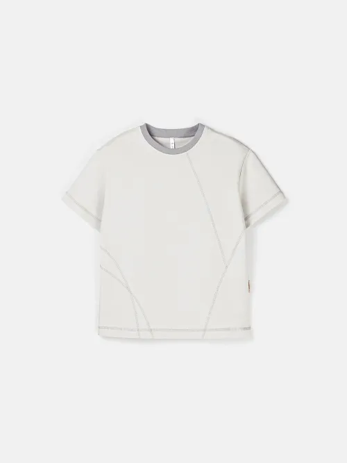 Футболка оверсайз из футера 