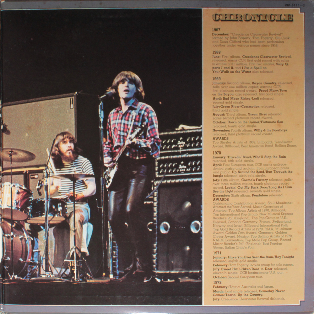 Creedence Clearwater Revival Featuring John Fogerty / Chronicle (The 20 Greatest Hits) (2LP)