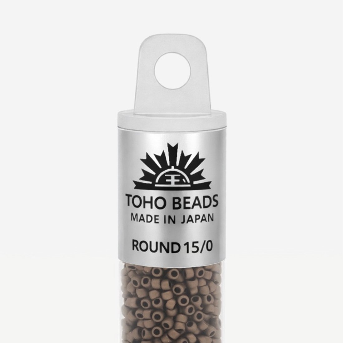 Японский бисер TOHO Round 15/0 (№221F), металлизированный, непрозрачный матовый