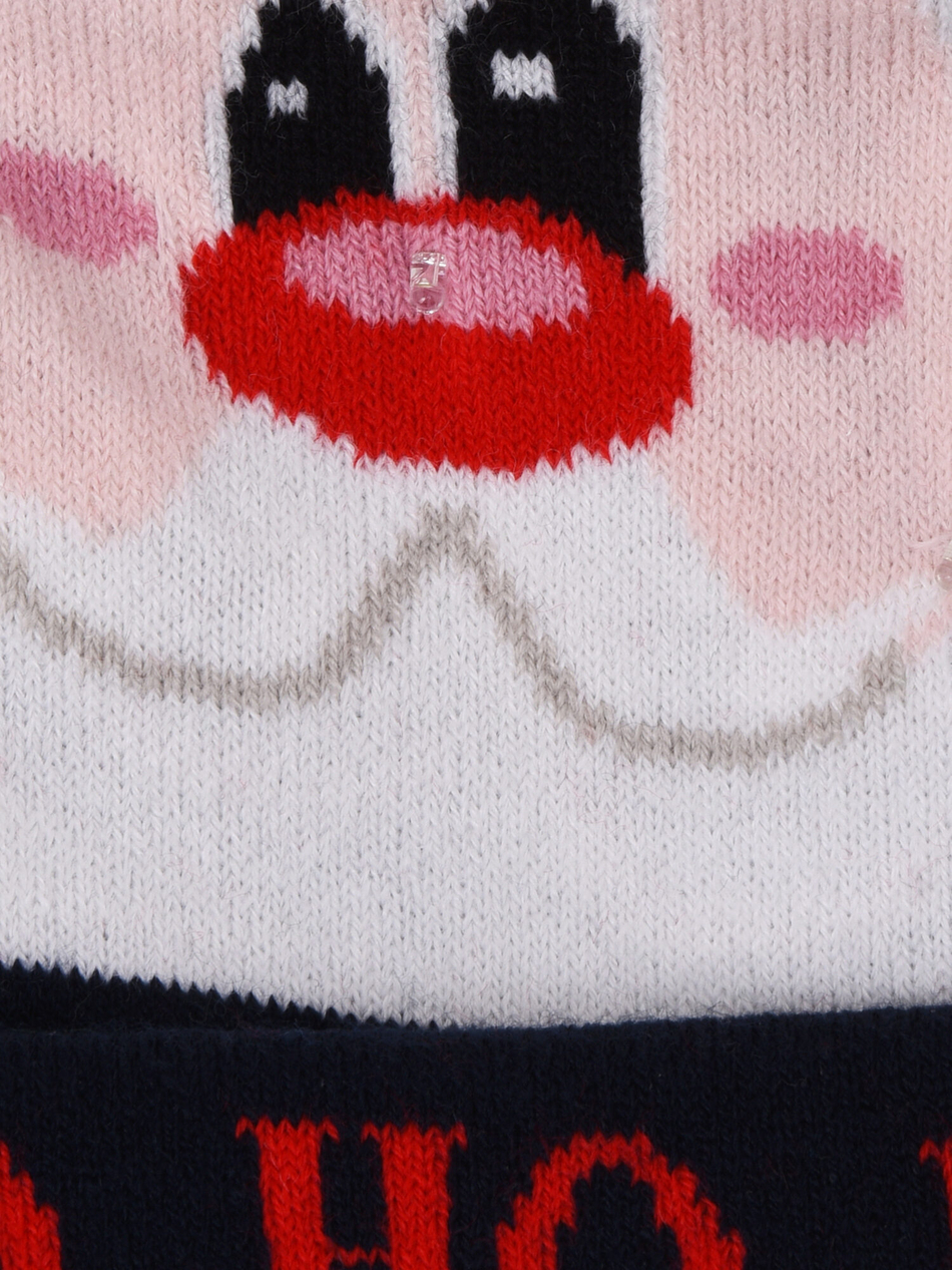 Шапка новогодняя со светодиодными лампочками.