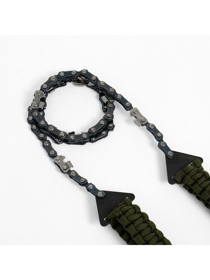 Пила цепная с ручками из паракорда 104см