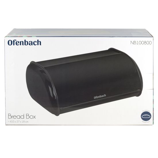 Хлебница из нержавеющей стали Ofenbach NB100800 (черная)